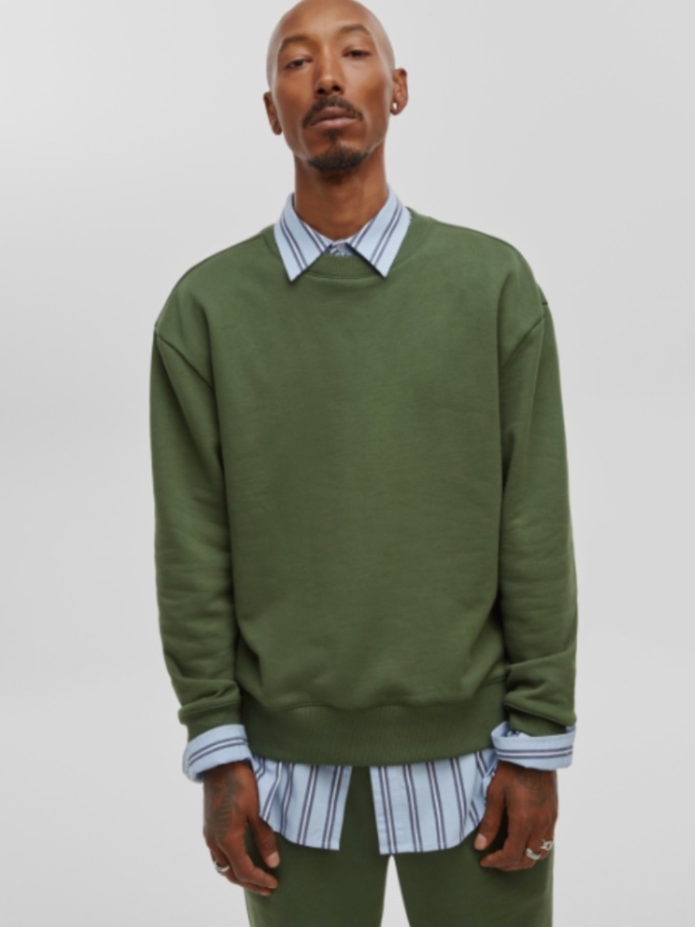Mode of One Men's Relaxed-Fit Fleece Sweatshirt, SIZE XXL NWT
